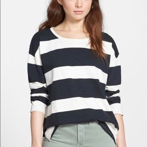 Madewell | Norma Rugby Stripe Long Sleeve Pullover